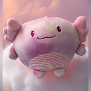 Pink Axolotl Squishy Plush